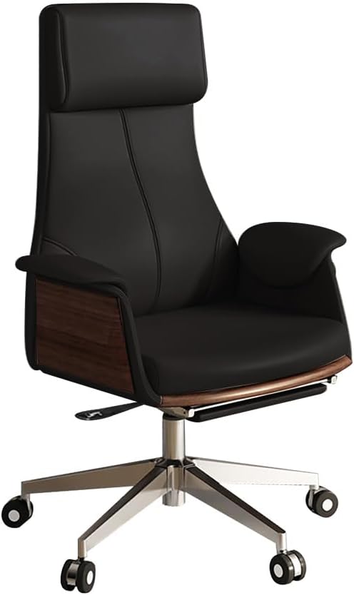homary 70.9" Modern L-Shape Executive Desk Set, Home Office Desk with Home Office Executive Chair, Drawers & Cabinet Modern Computer Desk for Home Business Furniture, Black, Right Hand