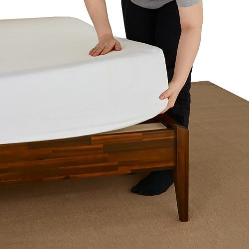 Dinkee Basic Bed Frame Without headboard - Dark Chocolate - King