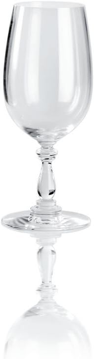 Alessi Dressed Glass For White Wine, Transparent