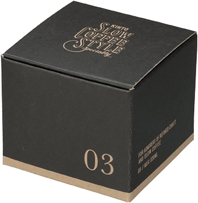 KINTO SCS-S03 20757 Mug, 11.2 fl oz (320 ml), Black x Brown, Gift Present