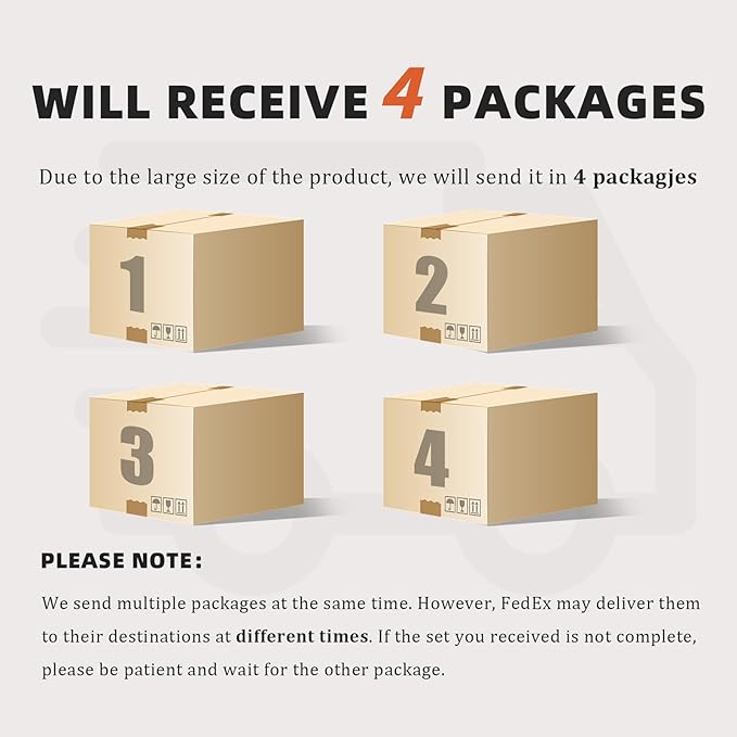 SoarFlash Chenille Sectional Sofa, Comfy L Shaped Modular Coush Sofa with Ottoman, Modern 4 Seat Couch Deep Seat Sofa Set for Living Room,Black