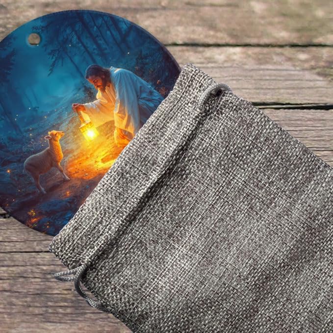 Christmas Ornaments for Birthday Gifts Baptism Gift for Boys or Girl Christian Gifts for Xmas Tree Decorations Christmas Decorations for Religious Gift Hanging Ornament,B-139