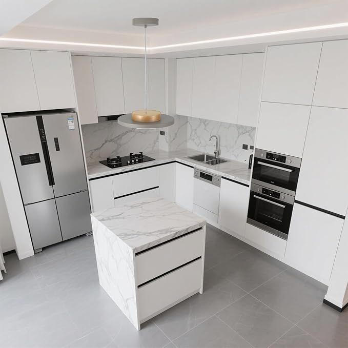 Modern Pendant Lights,15 inch,Natural Wood Cap,3000K/Warm White/22W Dimmable,LED Pendant Light Fixtures for Kitchen, Dining Room, Living Room,Gray