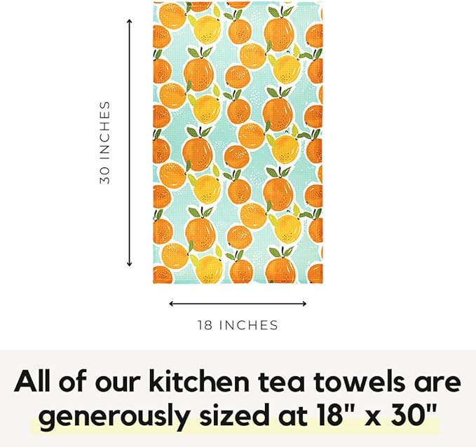 Modern Style Premium Kitchen Tea Towel Super Absorbent Fast Drying Microfiber Fresh Squeezed