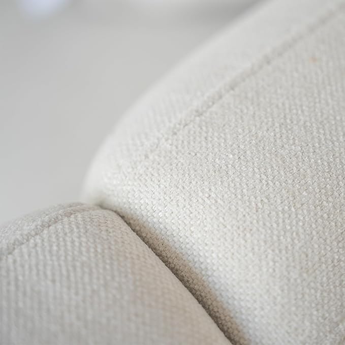 Acanva Luxury L-Shaped Upholstery Convertible Modular Sectional Sofa, Contemporary Reversible Couch with Chaise Lounge for Living Room, Apartment, Linen-Like Cream