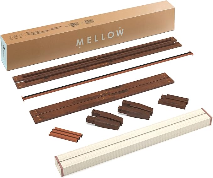 Mellow Naturalista Classic 12 Inch Solid Wood Platform Bed Cal King, Espresso