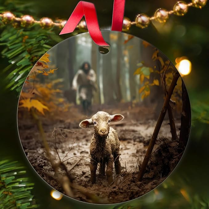 2025 Christmas Ornaments for Xmas Tree Decorations Christian Gifts for Catholic Women Decorations Indoor Hanging Ornament Religious Gift for Christians Baptism Gifts for Boys & Girl, B-138