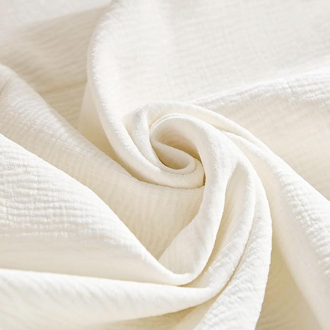 WILLIAMSPACE 134.63" Oversize Curved Sofa Cloud Couch with Round Chaise, Modern Upholstered Curved Sectional Sofa Couch with 6 Pillows for Living Room, No Assembly (Right-Facing,Cream White)