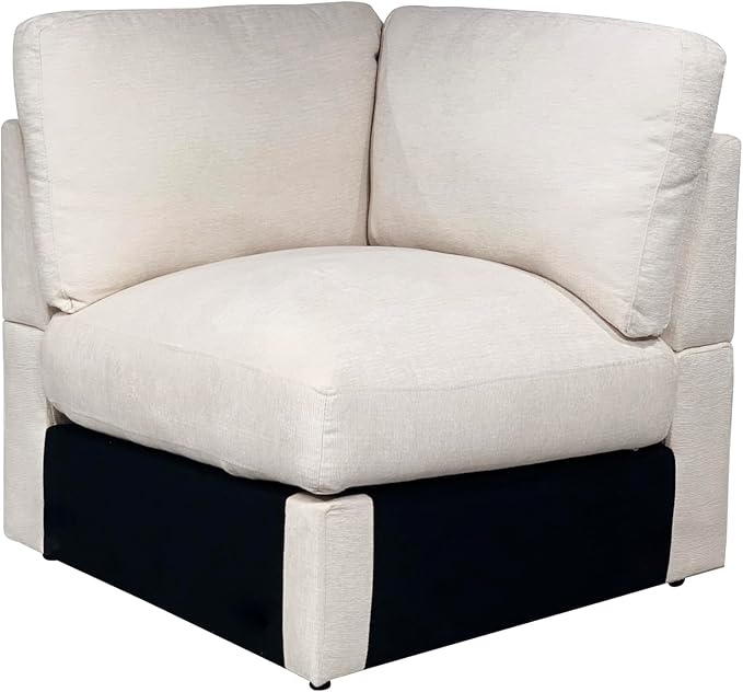 Convertible Sectional Sofa 8 Seat Modular L Shaped Couch, Beige