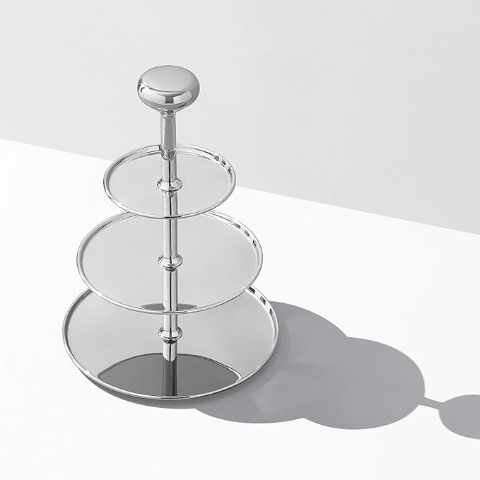 Georg Jensen Alfredo 3-Tier Shelf Food Server, Stainless Steel