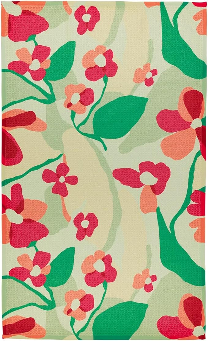 Modern Style Premium Kitchen Tea Towel Super Absorbent Fast Drying Microfiber Aloha