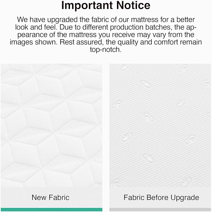 Novilla Full Mattress, 6 Inch Full Memory Foam Mattress for Pressure Relief & Comfort Sleep, Removable Washable Cover,CertiPUR-US Certified,Medium Firm