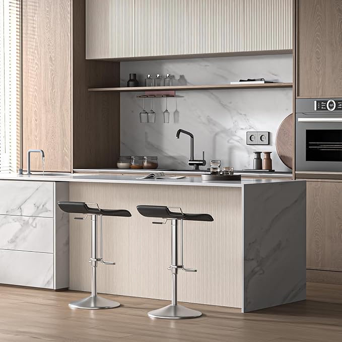 Peel and Stick Backsplash Tiles 20 Sheets 12''x12'' PVC Self Adhesive Wall Tiles Back Splash Wall Panels Stick on Backsplash for Kitchen Bathroom Laundry Room, White