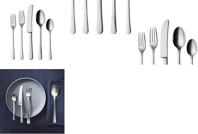Georg Jensen Copenhagen 5-Piece Stainless Steel Flatware, 18/8
