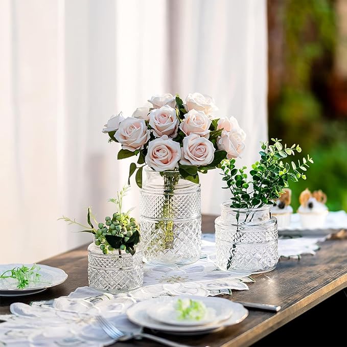 Large Glass Storage Jar, 2 Pack 60 FL OZ Glass Food Storage Containers with Bamboo Lid, Kitchen Containers Cereal Canisters Decorative Jar for Candy Snack Cookies Coffee Tea Nuts Airtight Jars