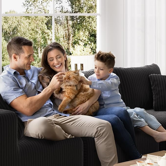 Novilla Modular Sectional Sofa, Modern Cloud Sectional Couch with Smarts Coil™ Support, Upholstered Boneless Couch for Living Room Apartments Bedroom, No Assembly Required (Left-arm Seat)