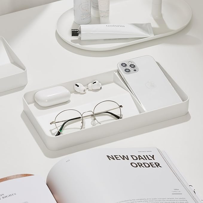 Blue Ginkgo Desk Organizer – Korean-Made Organizer for Notes, Pens, Pencils, and Accessories (Double-Sided, Green)