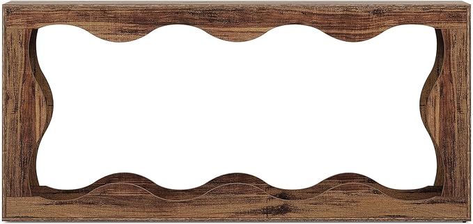 Tribesigns 63 Inches Farmhouse Console Table with Storage, Couch Table Behind Sofa, Long Entryway Sofa Station, Narrow Console Stand, Hallway Stand for Entryway Living Room, Brown