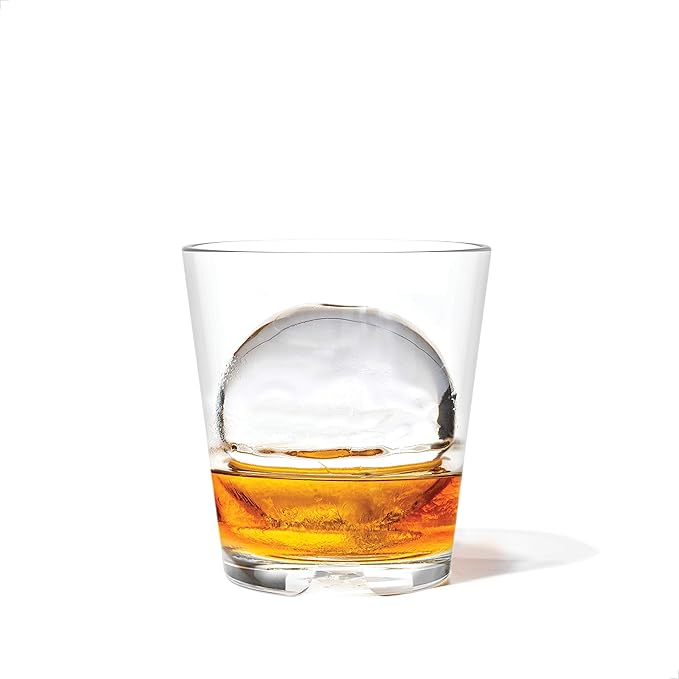 TOSSWARE RESERVE 8oz Stacking Rocks, SET OF 4, Premium Quality, Dishwasher Safe & Heat Resistant Unbreakable Plastic Whiskey Glasses, Clear
