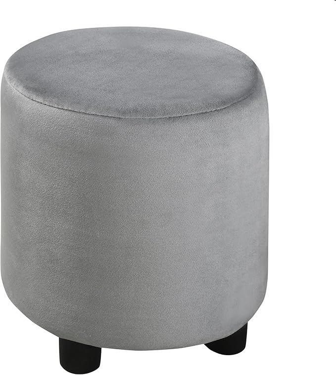 Merax Full Upholstered Grounded Bed Mother & Child, Gray Velvet