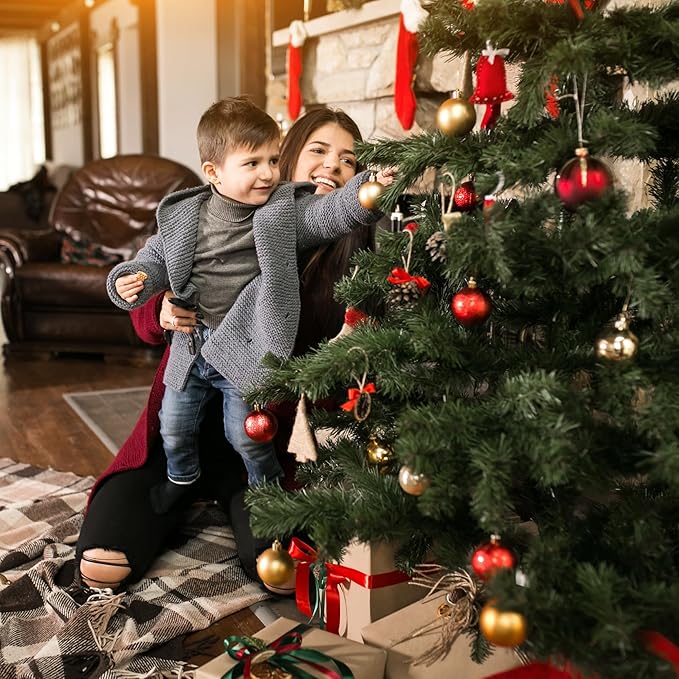 Custom Christmas Family 2025 Ornaments, Ceramic Ornaments for Family Xmas 2025, Personalized Christmas Ornament