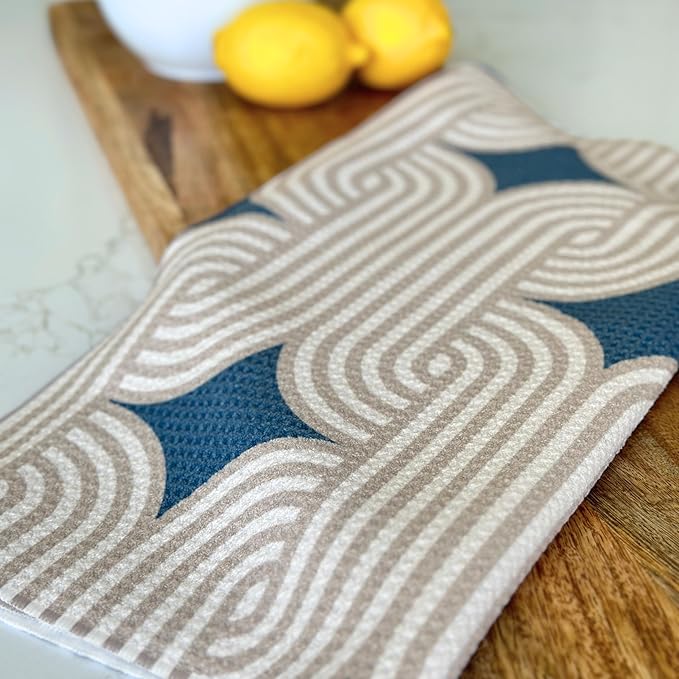 HONED Kitchen Dish Towels Lightweight Absorbent Decorative Tea Towels Quick Dry Waffle Towels 18x30
