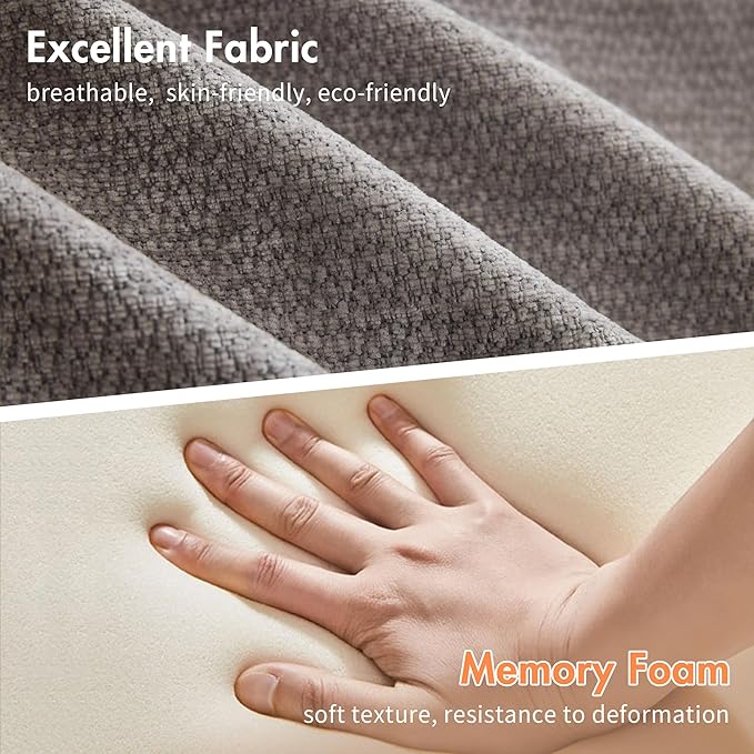 101.6" Modular Sectional Cloud Sofa,Floor Boneless Couch, 4-in-1 Folding Convertible Sofa Bed, Modular Cushion Couch,Suitable for Living Room,Bedroom and Recreation Room (Gray)