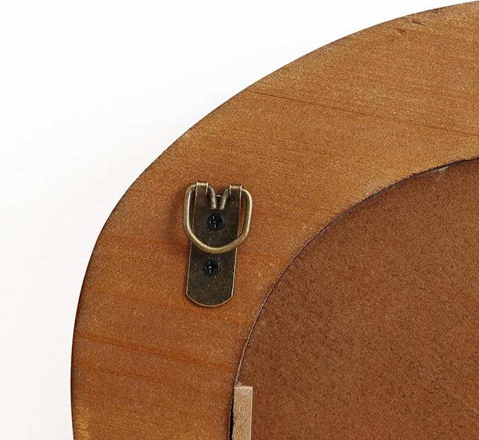 LuxenHome Irregular Asymmetrical Wall Mirror for Living Room Bathroom Entryway, Large Solid Wood Framed Wall Mounted Modern Decorative Vanity Mirror, Hanging Sculptures Accent for Office Home Decor