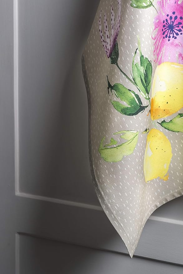 Maison d'Hermine Dish Towels 100% Cotton Absorbent Jardin D'Ete Fog Set of 3 Spring Summer