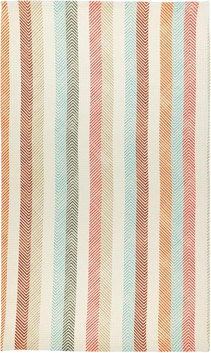 Modern Style Premium Kitchen Tea Towel Super Absorbent Fast Drying Microfiber Zig and Zag