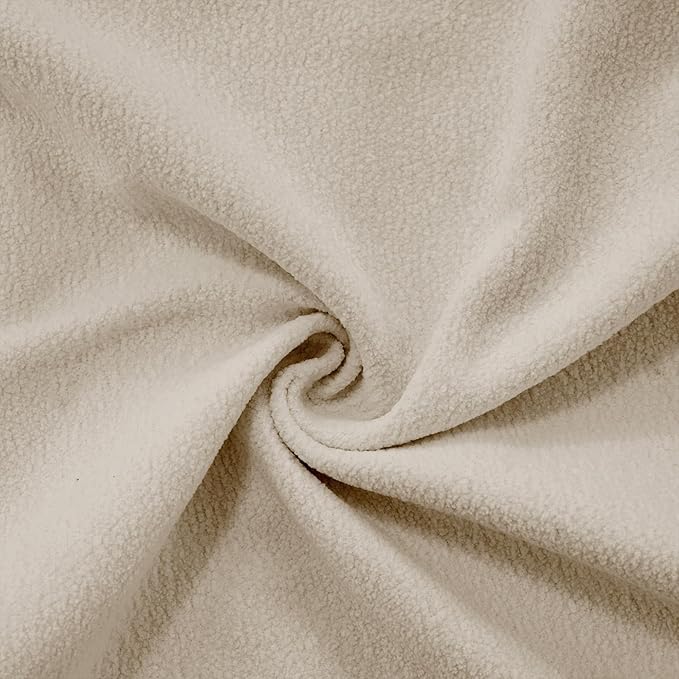 SoarFlash Velvet Sectional Sofa Ottoman, Camel