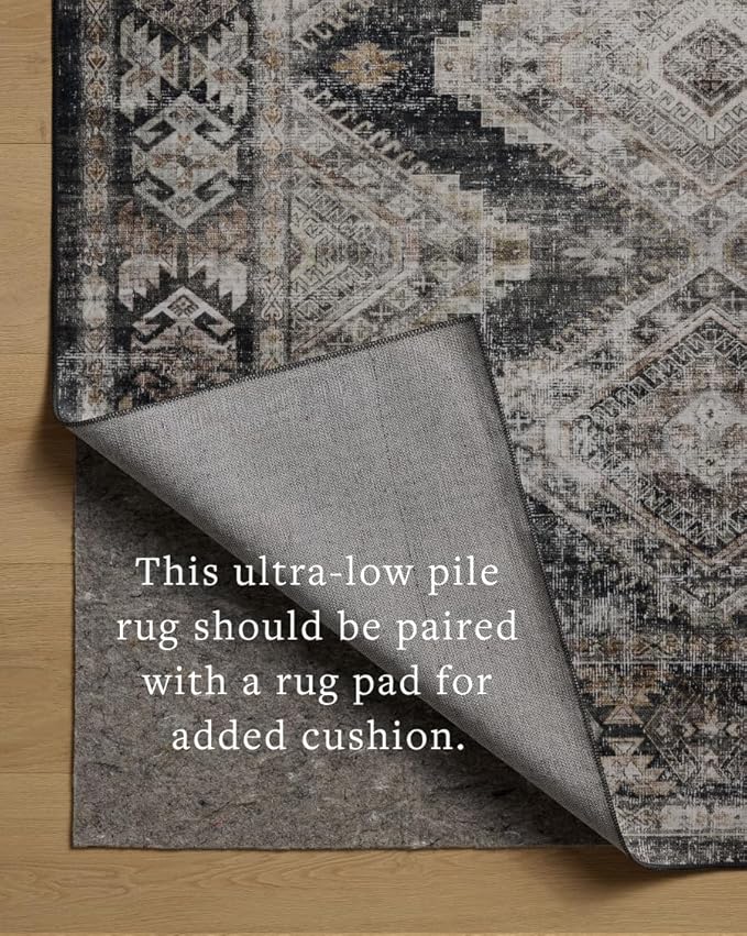 Loloi Amber Lewis Josie Collection JOS-04 Ink Earth 9'-0" x 12'-0" .13" Area Rug