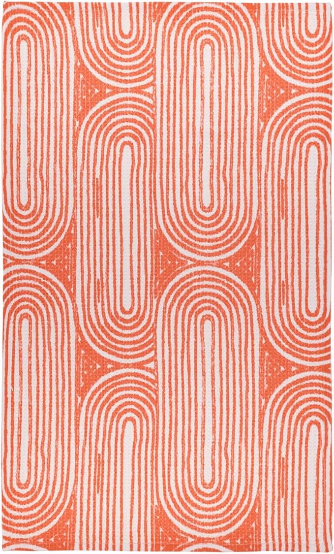 Modern Style Premium Kitchen Tea Towel Super Absorbent Fast Drying Microfiber Coral Loop