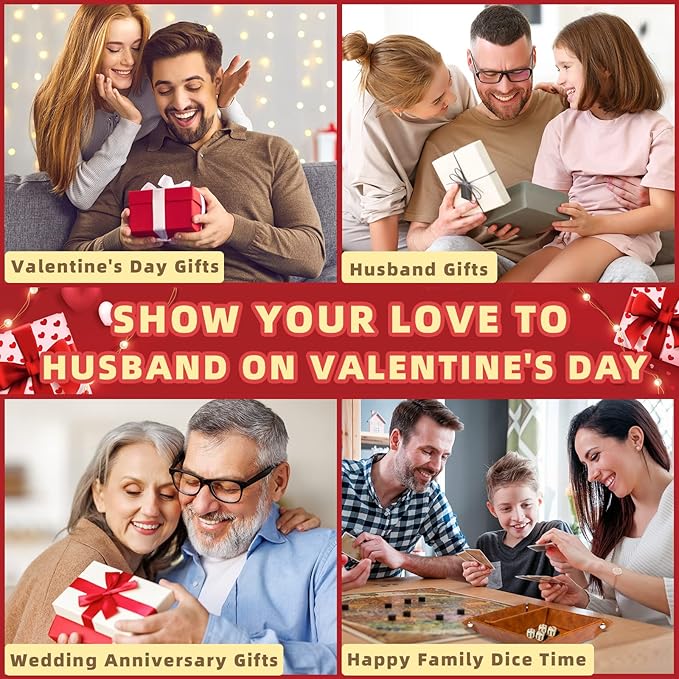 Best Husband Ever PU Leather Tray and Keychain, Men Anniversary Birthday Gifts Ideas for Husband Him Boyfriend Who Has Everything from Wife, Christmas Xmas Gifts Stocking Stuffers for Men Him