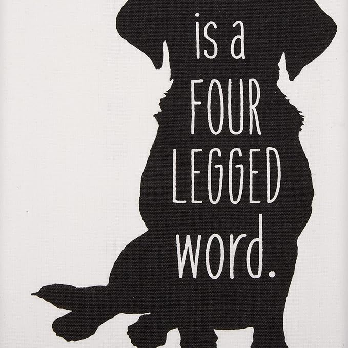 DII Valentine Dish Towels Set of 3 Dog Love Decorative Kitchen Towels 18x28