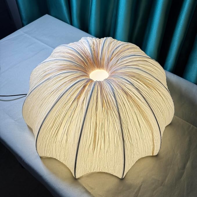 Lantern Fabric Pendant Light Modern Farmhouse Drum Chandelier Faux Silk Cloth Shade 3 Lights Wabi Sabi Light Fixture Farmhouse Ceiling Hanging Light for Dining Room Bedroom