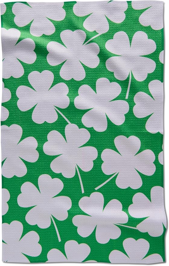 GEOMETRY St. Patrick’s Day Kitchen Towels Quick Dry Microfiber Premium Tea Towel Lucky