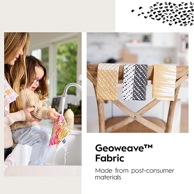 GEOMETRY Kitchen Towels Quick Dry Geoweave Strawberry Banana