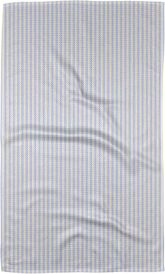 GEOMETRY Kitchen Towels Quick Dry Microfiber Premium Towel Cute Banana Lines 1 Pack