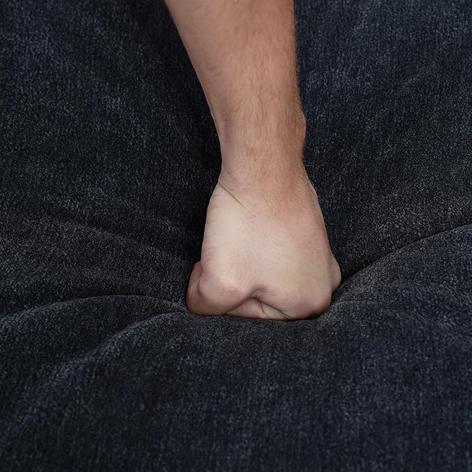 EASE MOOSE Oversized L Shape Sectional Couch,Extra Large Deep seat Gray Sectional Modular Sofa for Living Room,Blue