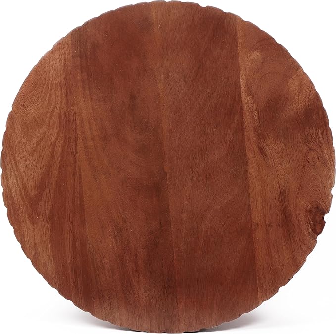 Christopher Knight Home Tassi Wooden Small End Table, Indoor Round Side Table with Drum Base, Mid Century Modern Coffee Table Round for Living Room, Modern Accent Table, Honey