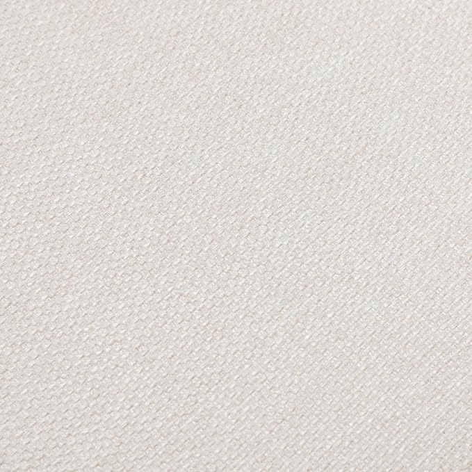 Dining Room Chairs Set of 2,Mid Century Modern Kitchen Chairs,Upholstered Beige Fabric Chairs,Metal Legs Wooden Desk Chairs Armless and No Wheels for Kitchen Dining Living Room