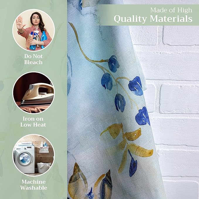 Maison d'Hermine Dish Towels 100% Cotton Absorbent Lazy Summer Days Set of 3 Spring Summer