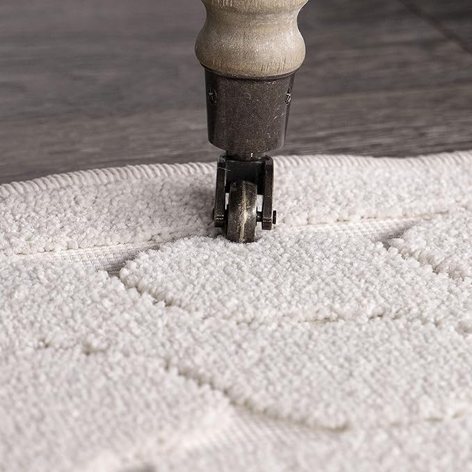 My Texas House Picket Fences Runner Rug 1.11x7.6 Indoor Outdoor, Natural