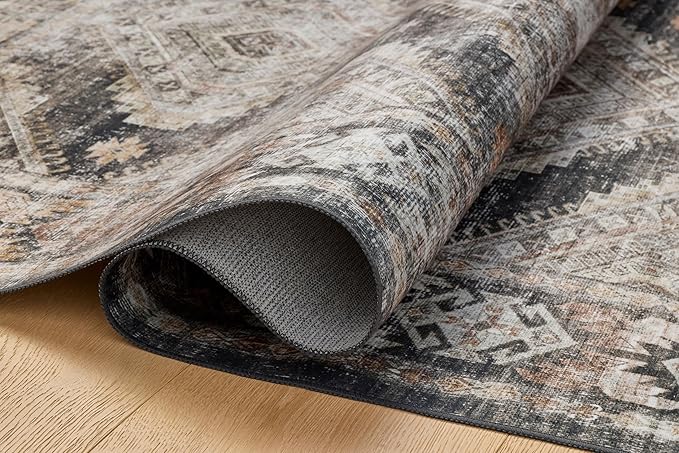 Loloi Amber Lewis Josie Collection JOS-04 Ink Earth 9'-0" x 12'-0" .13" Area Rug