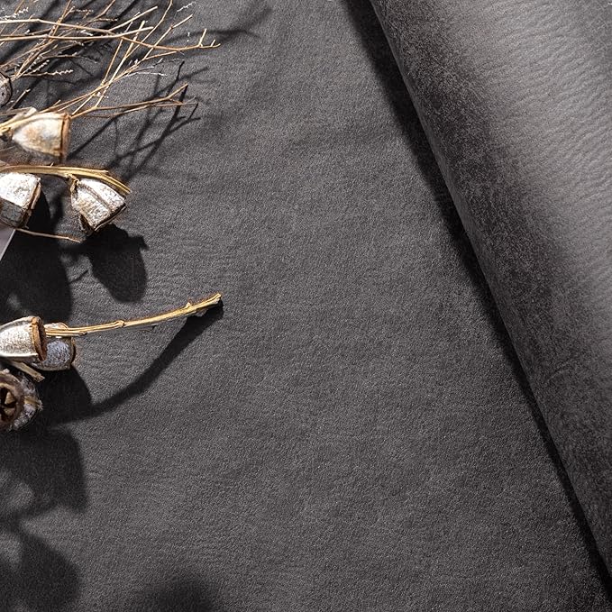 ZINUS Aidan Faux Leather Sling Accent Chair, Metal Framed Armchair with Shredded Foam Cushioning, Slate Grey