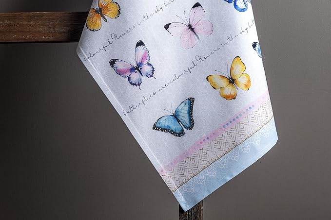 Maison d'Hermine Dish Towels 100% Cotton Absorbent Blossoms in Spring Set of 3 Spring Summer