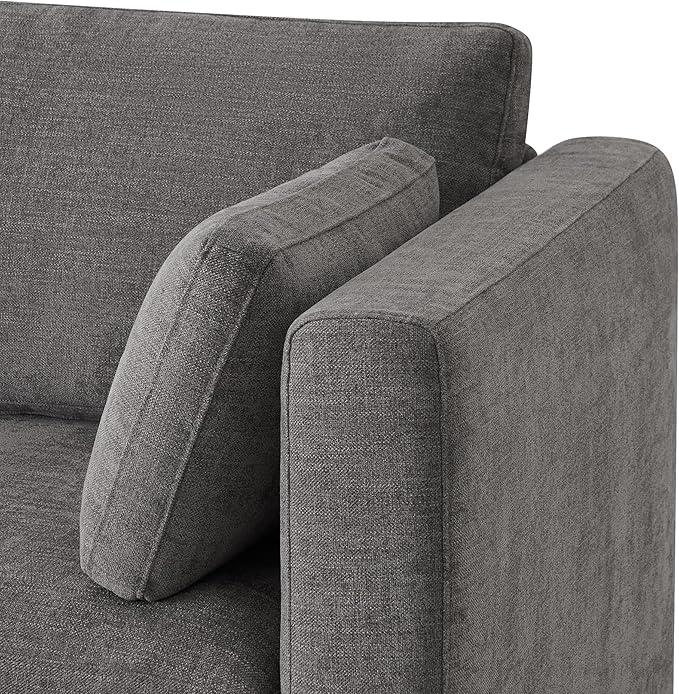 CHITA Oversized Modular Sectional Convertible Fabric Sofa Set, FSC CertifiedExtra Large Sectional Deep Seat Couch for Living Room,112 inch Width,3 Seat Modern Modular Sofa, Grey