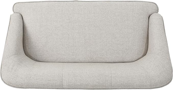 Christopher Knight Home Justus Mid Century Modern Fabric Loveseat, Beige Natural