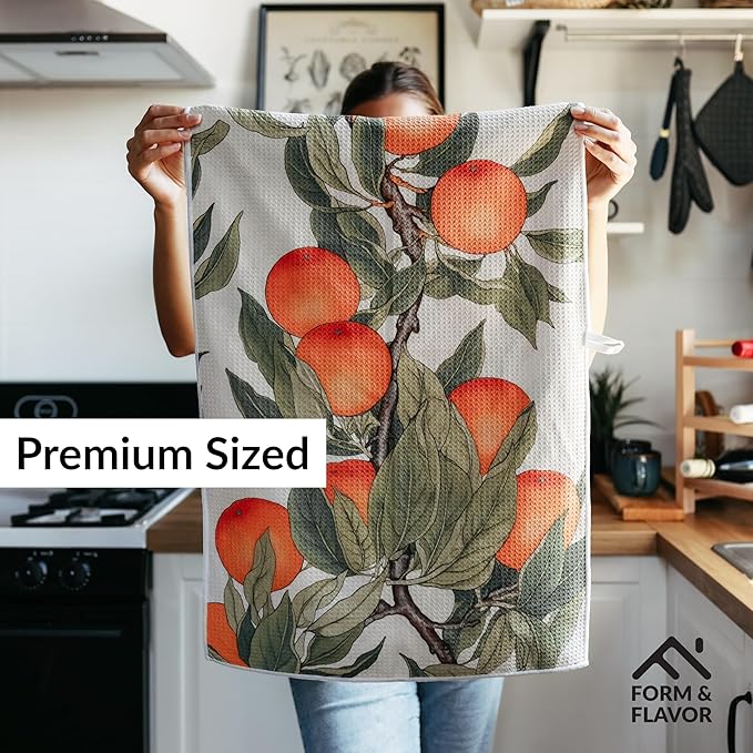 Lemon Decorative Dish Towels Set Kitchen Tea Towels Decorative Kitchen Towels, Lemon